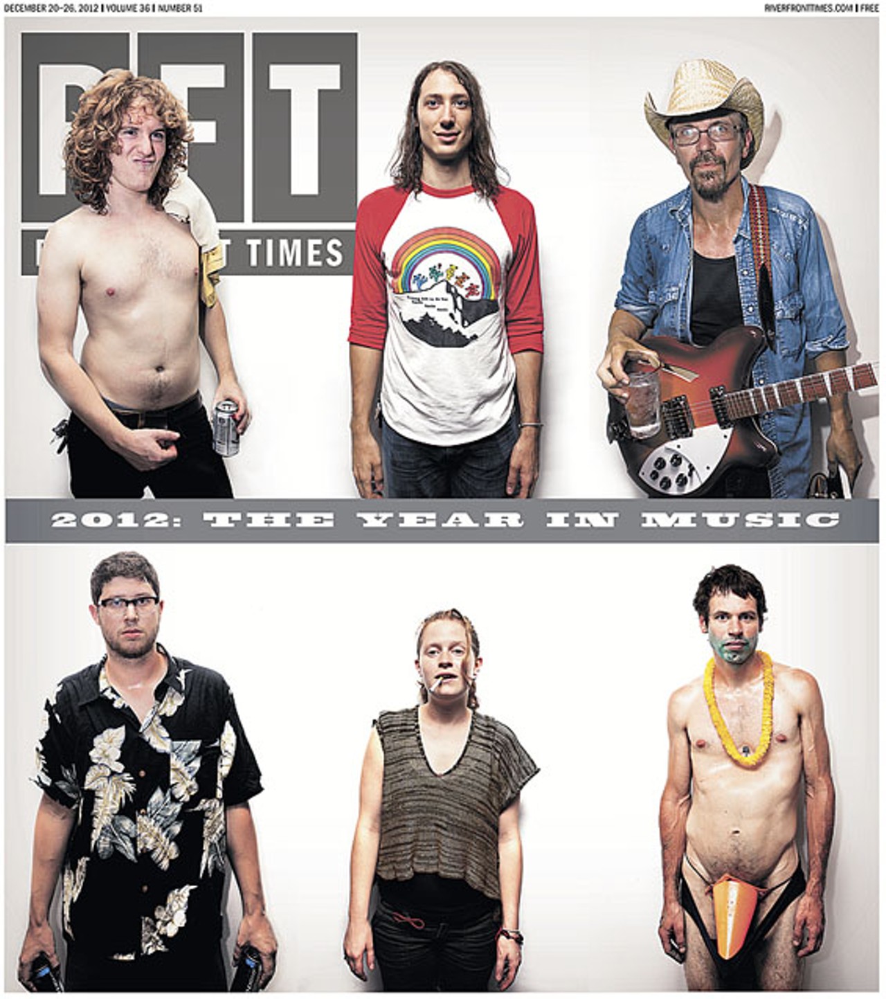 2012: The Year in St. Louis Music by RFT music writers in the December 20 issue. Cover: Photos by Theo R. Welling.