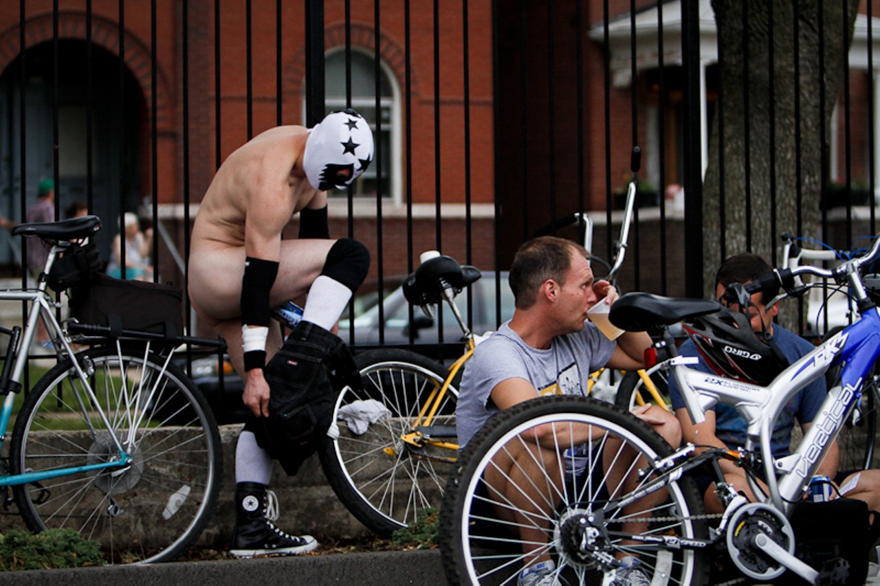 2011 World Naked Bike Ride (NSFW)
