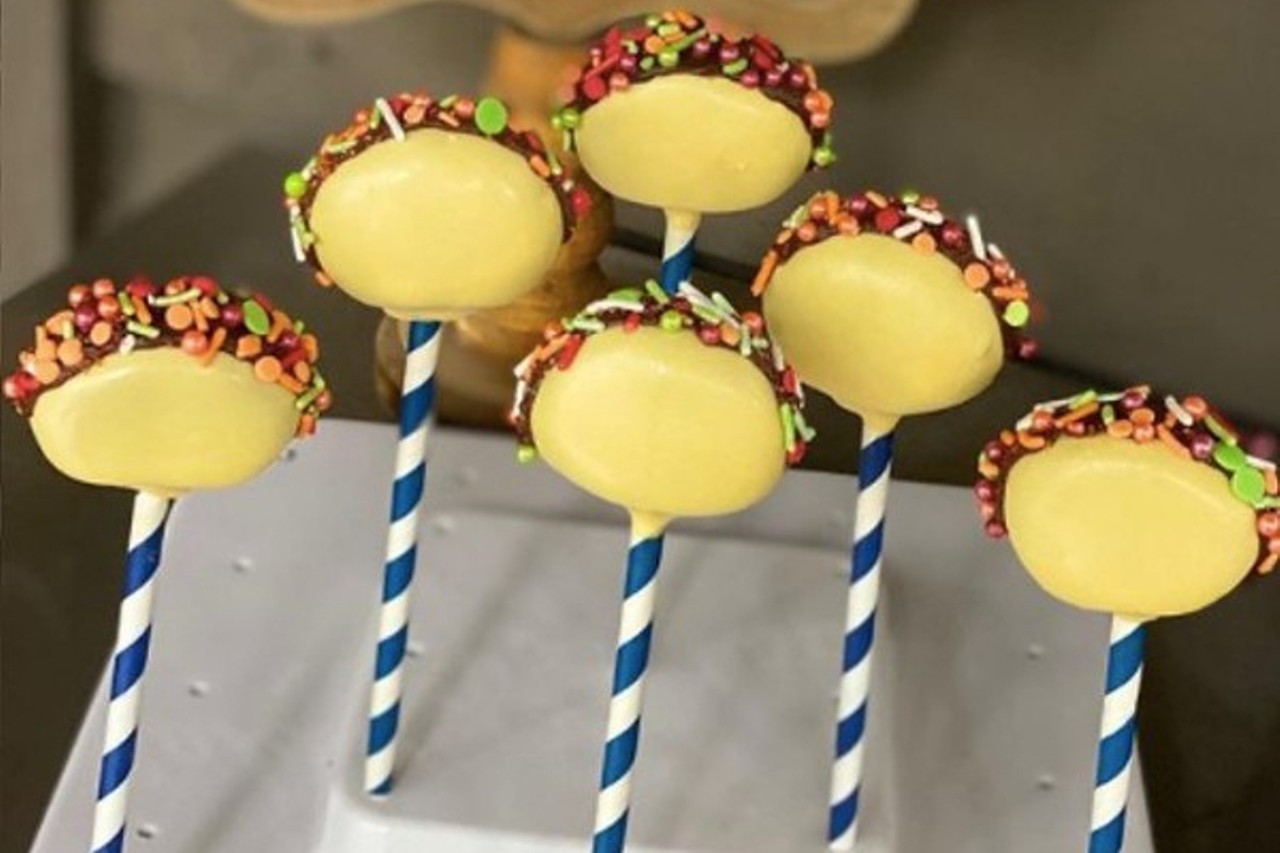Amy's Cake Pop Shop and Boozy Bites
(7961-A, Big Bend Boulevard, Webster Groves)
You can get drunk off of chocolate-dipped Twinkies at this sweet little shop.
Find out more here.
Photo credit: Courtesy Amy's Cake Pop Shop and Boozy Bites