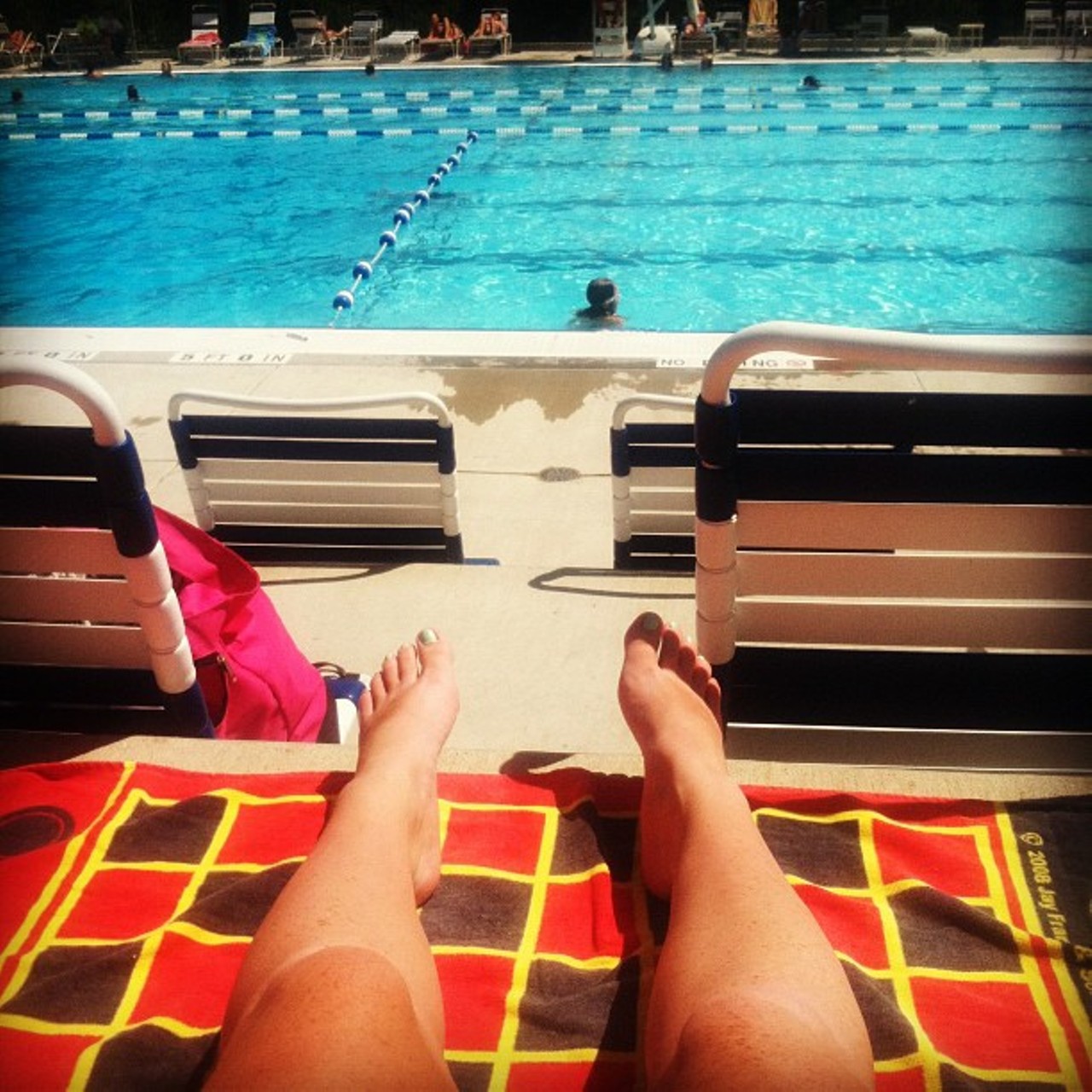 GO SWIMMING
Yep, it's still swimming time. Some pools are open until labor day. Get in while the kids aren't able to pee in there.
Check it out here.
Photo courtesy of maribethl13 / Instagram