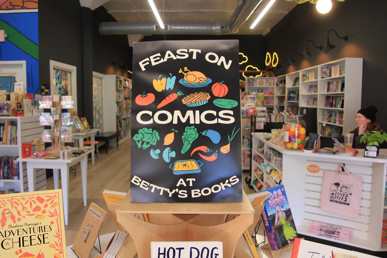 Betty's BooksJust around the corner from Cyrano’s in Webster Groves is a small storefront that contains a comic-book store unlike any other: Betty’s Books (10 Summit Avenue, Webster Groves; bettysbooksstl.com). Opened in 2021, it stocks the sort of classic comic-book store fare — DC and Marvel comics, a huge amount of Japanese manga — that you’d expect. But the vibe of the space is much more akin to an independent bookseller than anything you might anticipate. The shop is light-drenched and full of quirky murals as well as a kids’ section replete with cloud lights and a play structure adorned by a stuffed snake made by a local artist. The stock is expansive, with sections devoted to comics and graphic novels about things you didn’t think could ever be in graphic novel form. Want to learn to cook or garden or draw? Betty’s Books has graphic novels for that. The store also offers subscriptions for various age groups or interests and a calendar of community-minded events that offers something for everyone. —Jessica Rogen