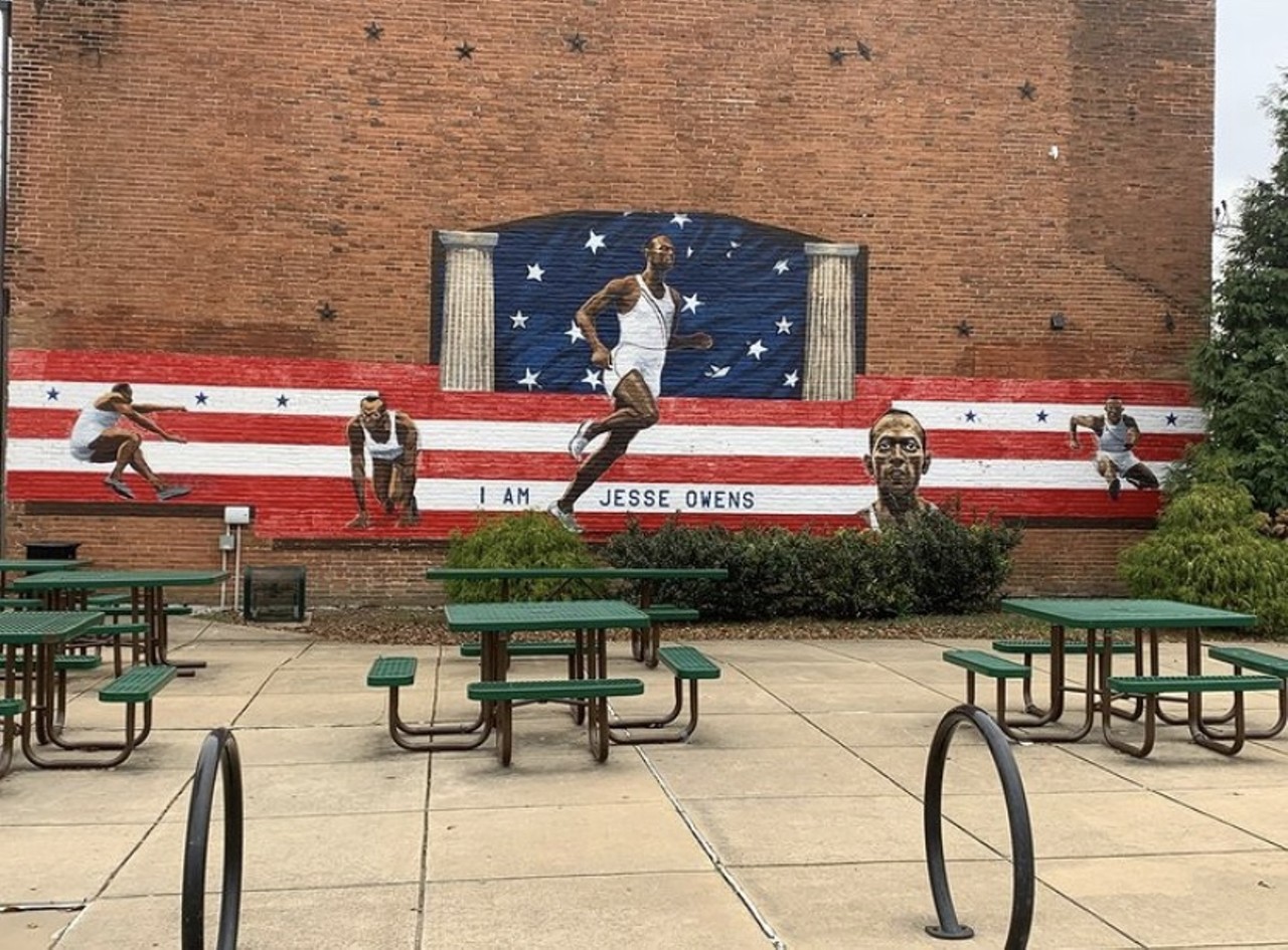 &#148;I Am Jesse Owens&#148;
Located in Old North, across the street from Crown Candy diner (1401 St. Louis Avenue)
Mural by Raw Canvas organization
Photo credit: Riverfront Times / @riverfronttimes on Instagram