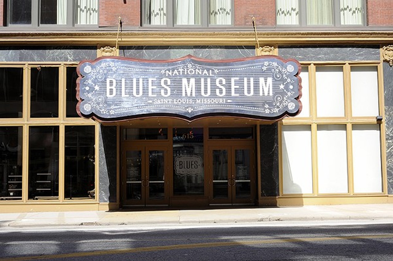 National Blues Museum
615 Washington Ave.
St. Louis, MO 63101
(314) 925-0016
Every music fanatic out there needs to stop at the new National Blues Museum -- it's only right. St. Louis has strong historical ties to the blues, and this downtown museum pays tribute to the genre with traveling exhibits, interactive technology, a state-of-the-art theater and more. Photo by Kelly Glueck.