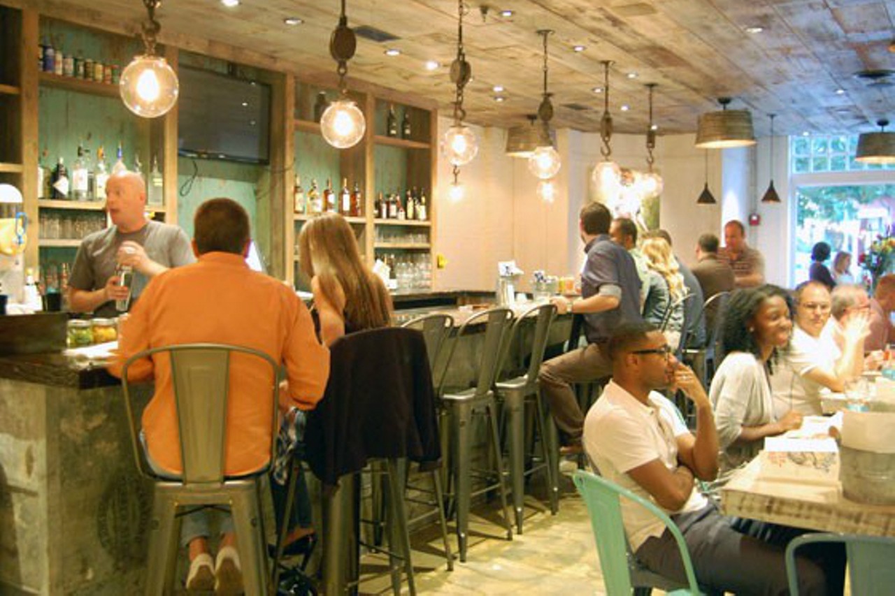 Peacemaker
(1831 Sidney Street; 314-772-8858)
Good seafood is a bit of a novelty here in the Midwest, so it should come as no surprise that Peacemaker Lobster & Crab Co. on Sidney Street sees some major crowds. The rustic, beachy dining room is lively and the food is so fresh and delicious that people can't wait to get in and eat it all up. Expect a decent wait on the weekends, especially; use the NoWait app to cut the line.
Find out more here.
Photo credit: Nancy Stiles