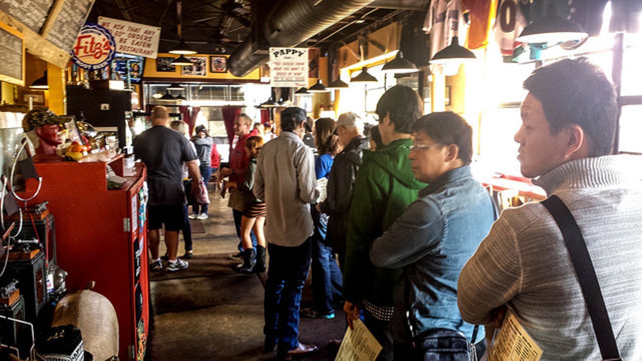 Stand in a ridiculously long line to get some of the city's best BBQ.Photo courtesy of Flickr / Patrick Giblin