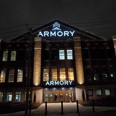 Armory STL is the biggest bar in St. Louis.