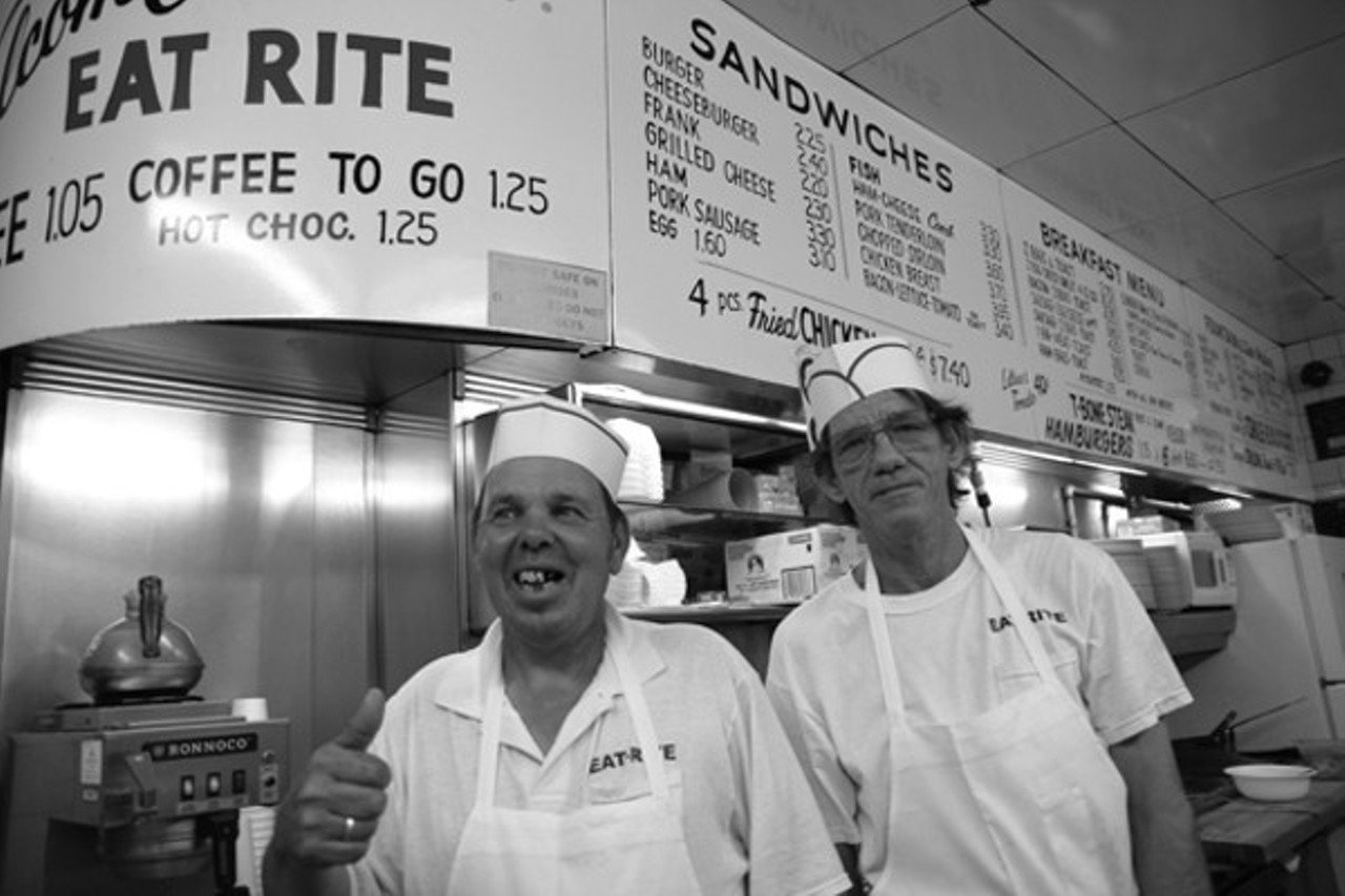 Eat-Rite Diner
622 Chouteau Ave.
St. Louis, MO 63102
If you've never been to Eat-Rite, are you really a St. Louisan? (Answer: No.) Eat-Rite is the epitome of hole-in-the-wall, and we love it for it. Get your diner favorites at this St. Louis institution 24 hours a day. Photo by Nicholas Phillips.