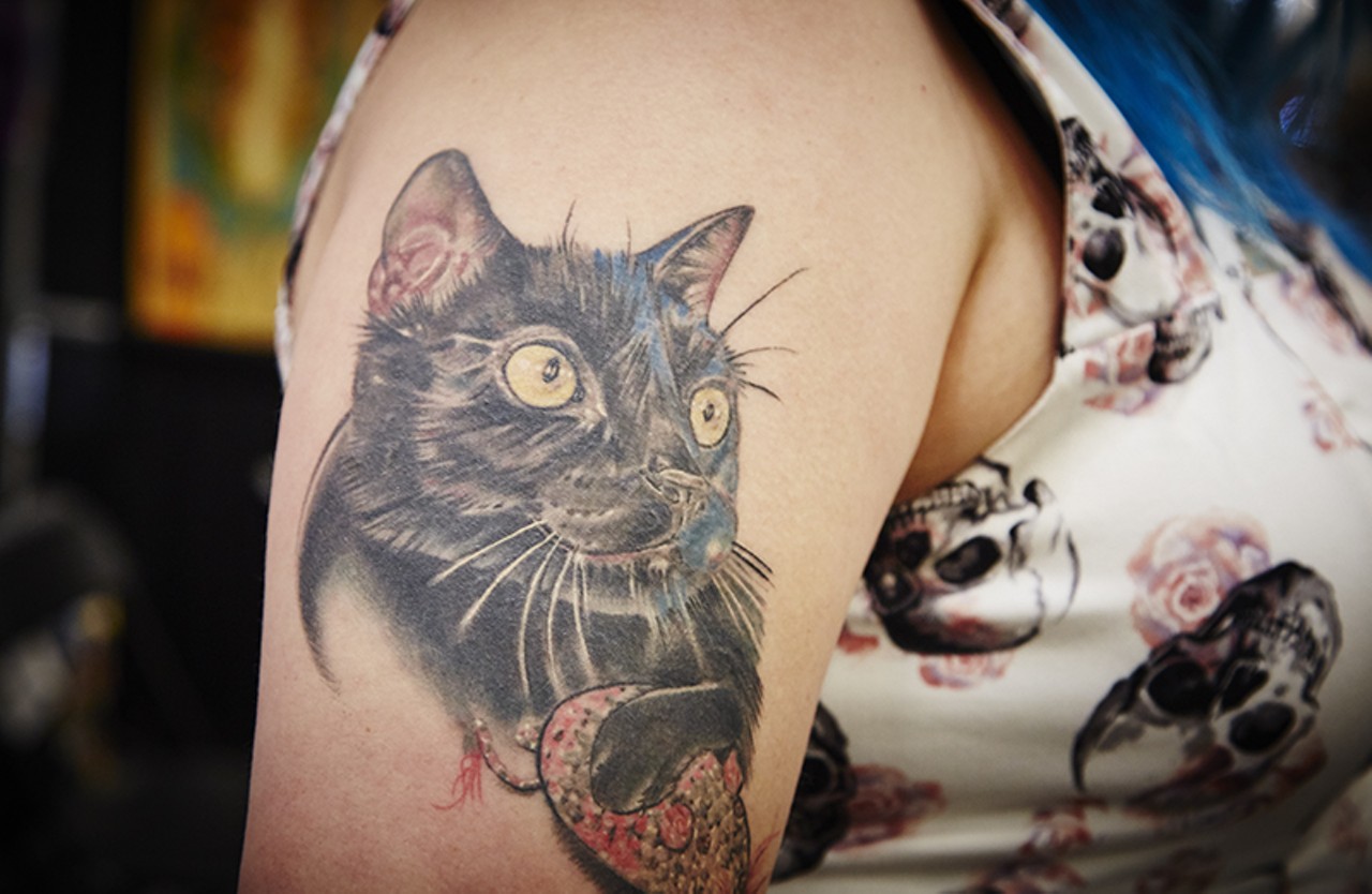 Kitty love in ink.