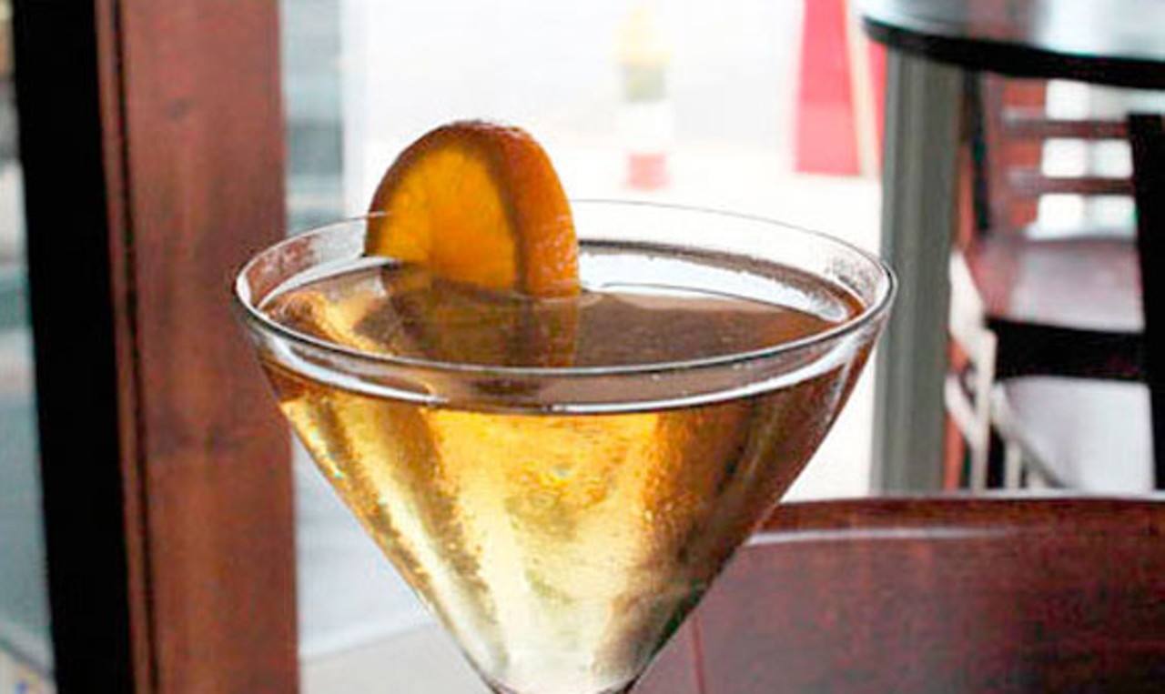 16. We are the birthplace of the cocktail party.&nbsp; (Pictured: Modesto's The Armada. Not your typical dry martini.)
