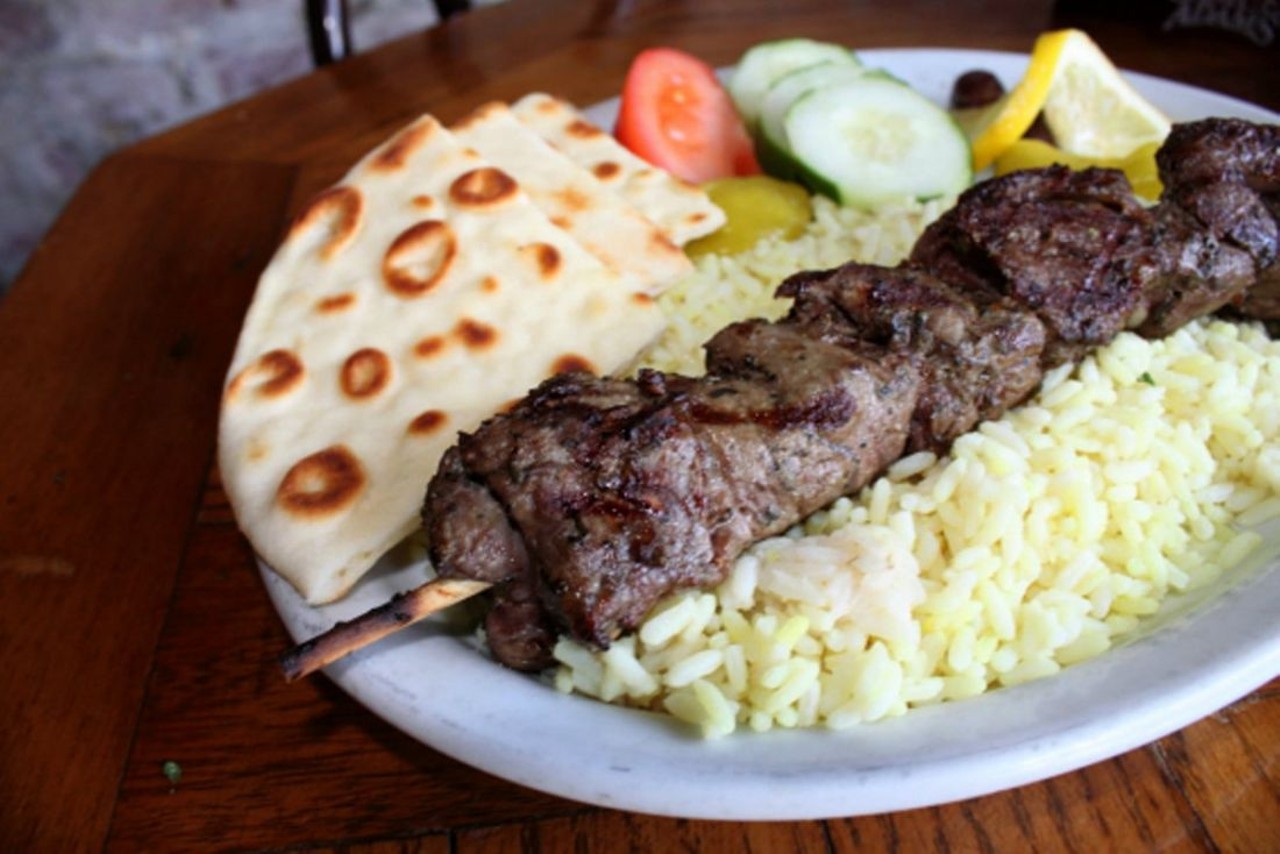 Best Greek
Olympia Kebob House and Taverna
1543 McCausland, 314-781-1299
This homey spot on McCausland has been in business for more than 35 years, drawing diners for its delicious Greek cuisine and laidback atmosphere. Try the flaming cheese, set on fire at your table, for the classic Greek experience, or keep things low-key with cheese, olives and lamb. Either way, you&#146;ll leave happy &#151; and full. RFT photo. 