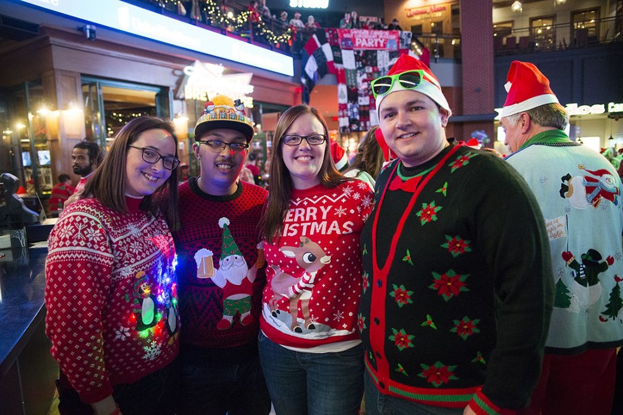 40 Festive Photos from the 2016 World's Largest Ugly Sweater Party