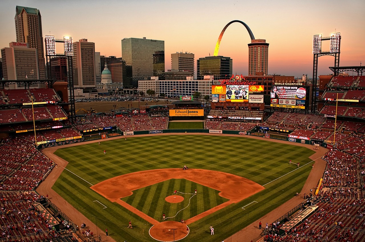 Go to a Cardinals game.
If you haven&#146;t been to Busch Stadium, are you really a St. Louisan?
Photo courtesy of Joe Penniston / Flickr