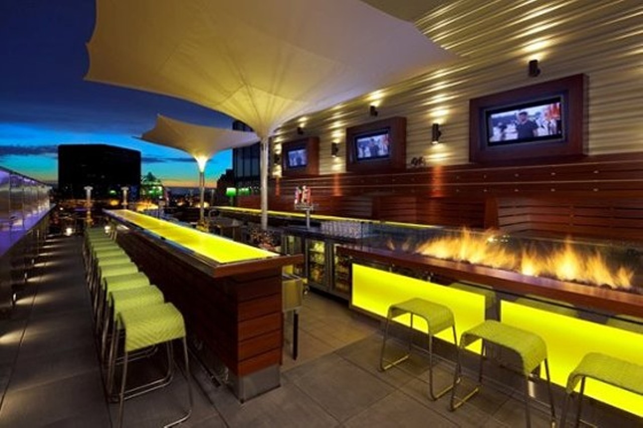 Dine above the city at Three Sixty.
It&#146;s high time you watched the sun set while sipping top-notch cocktails.
Photo courtesy of Debbie Frank