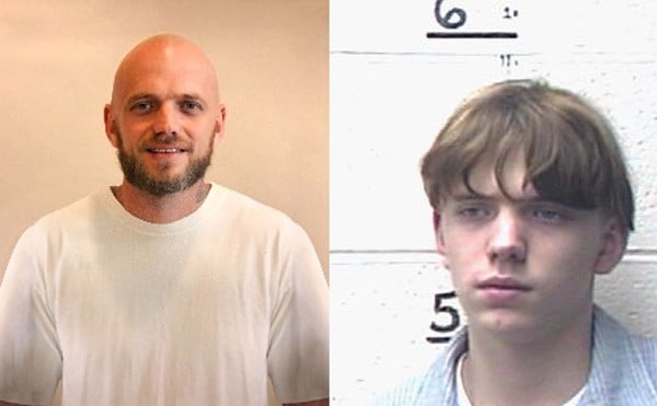 Mike Politte in a recent photo (left) and as a 14-year-old accused of murder.