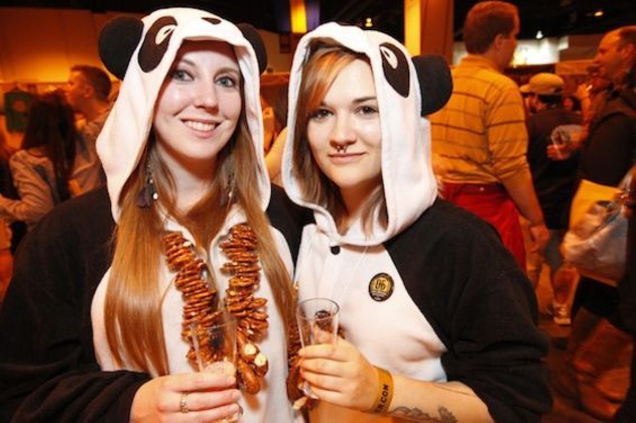 These pandas at the Great American Beer Festival in Denver