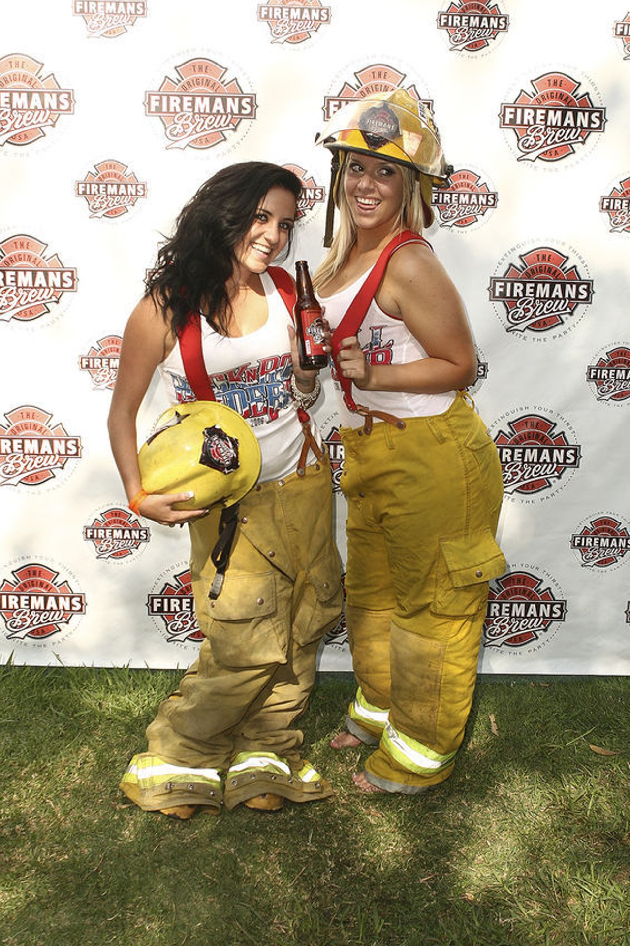 These firewomen at the Orange County Brew Ha Ha