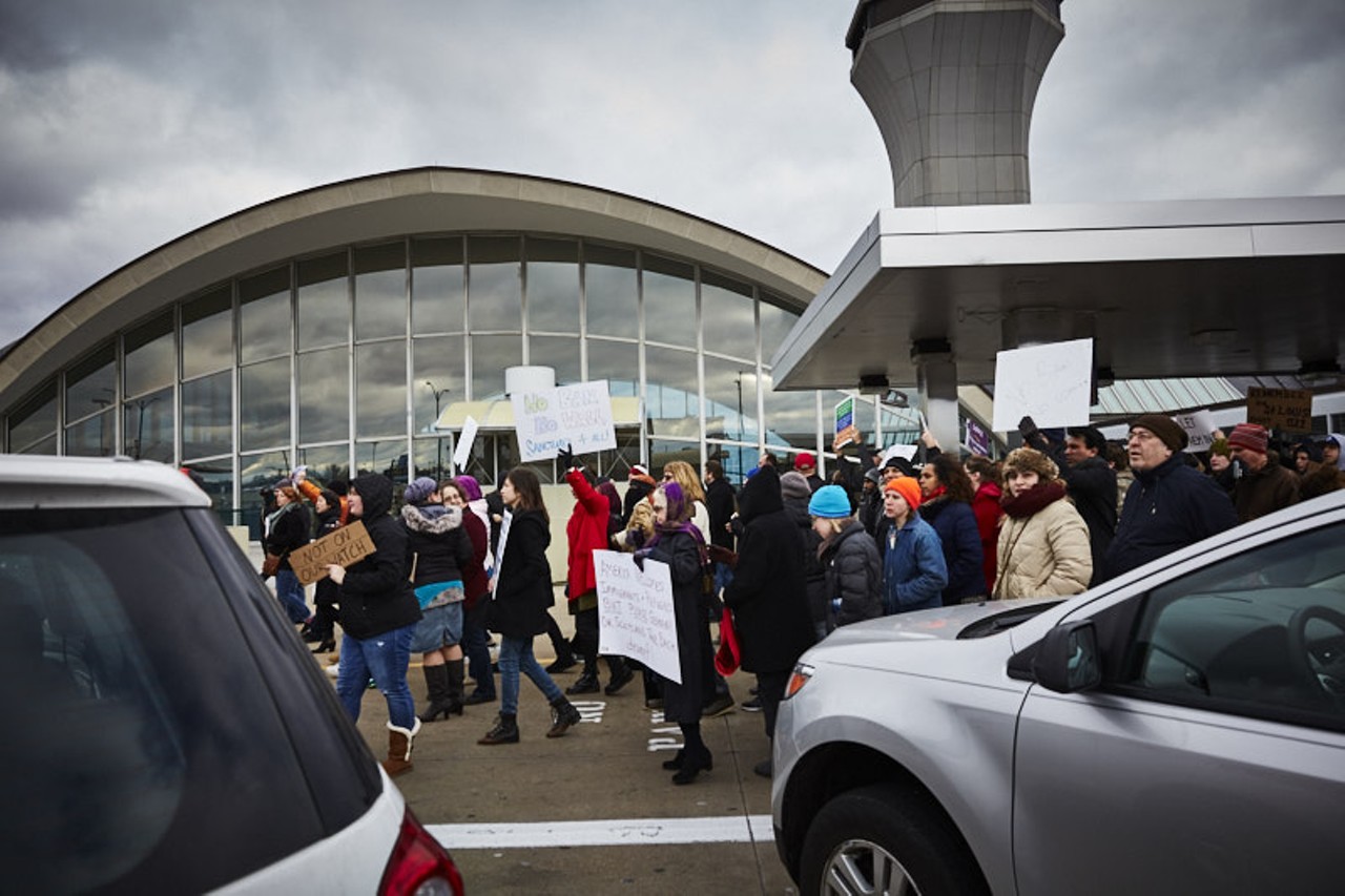 52 Photos From the Pro-Immigration Protest at Lambert Airport on Sunday