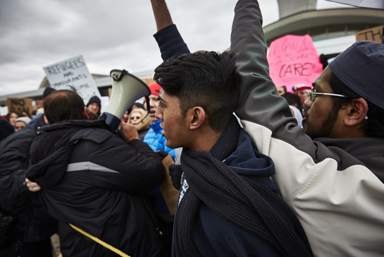 52 Photos From the Pro-Immigration Protest at Lambert Airport on Sunday