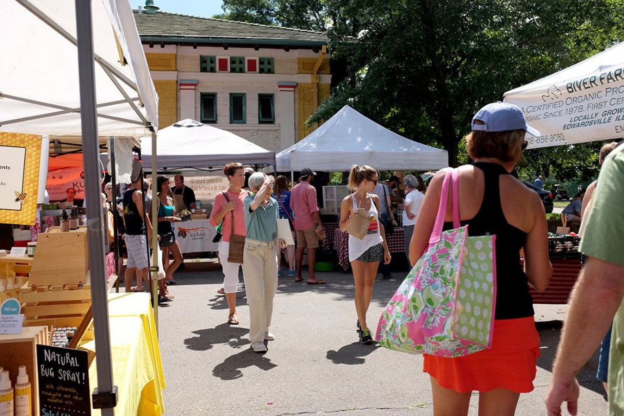 You&#146;ll also love the atmosphere at Tower Grove Farmers Market. In addition to the produce, you&#146;ll  find food trucks, live music and kids playing in the park&#146;s fountain.