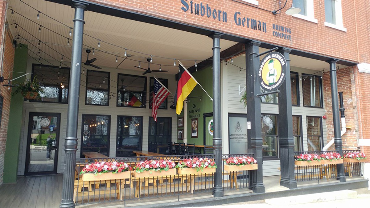 Stubborn German in Waterloo, Illinois, offers up the sinfully delightful Bourbon Barrel-Aged Black Forest Cake Stout.