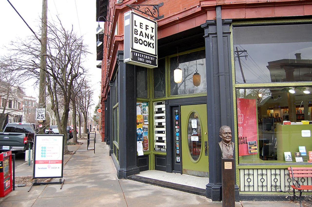 Left Bank Books
399 North Euclid
St. Louis, Mo. 63108
Nestled on a corner of the Central West End, Left Bank Books has been a local favorite ever since some Washington University graduate students opened the store in 1969.