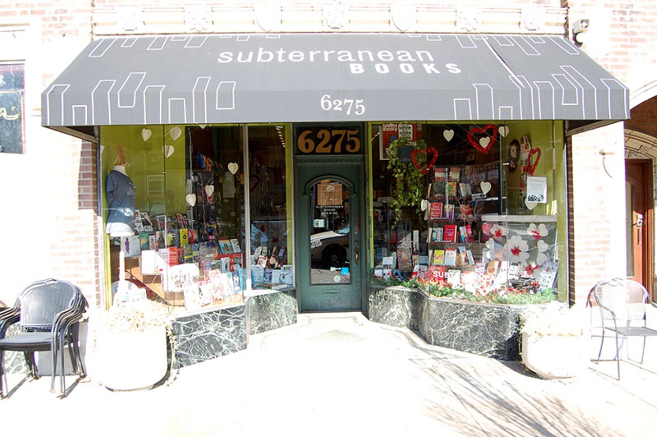  Subterranean Books
6275 Delmar
St. Louis, Mo. 63130
Never neglect a stop at this gem in the Loop when walking down Delmar. Woman-owned with a small staff of dedicated readers, Subterranean Books is always working to provide the next great book they think their customers will enjoy.