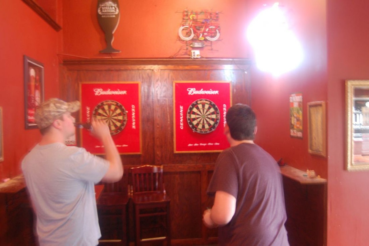 Of course, it wouldn't be an Irish pub without darts.