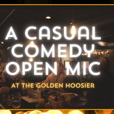 A Casual Comedy Open Mic Flyer