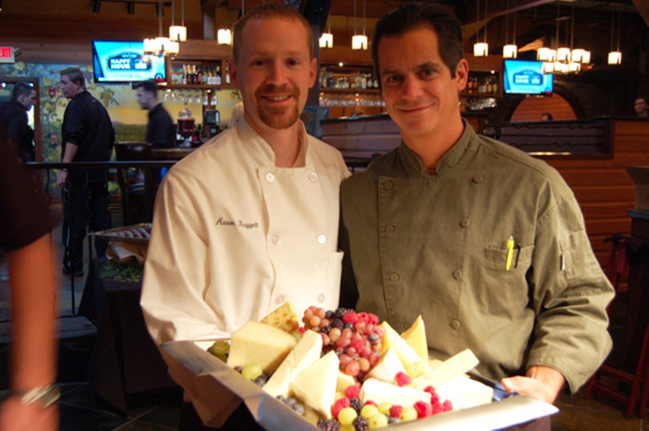 Chefs Aaron Baggett and Jason Tilford, left to right.