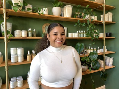 Butter Love Skin2608 Cherokee Street La’Crassia Wilderness has been in business for nine years but it wasn’t until June that she opened a storefront for Butter Love. The skincare business has a retail space in front and Wilderness’ workspace in the back, which gives the whole place a wonderful ambrosial smell. Up front you’ll find body oils, clay masks, lip balms and more, as well as Wilderness’ goldendoodle, Lulu.