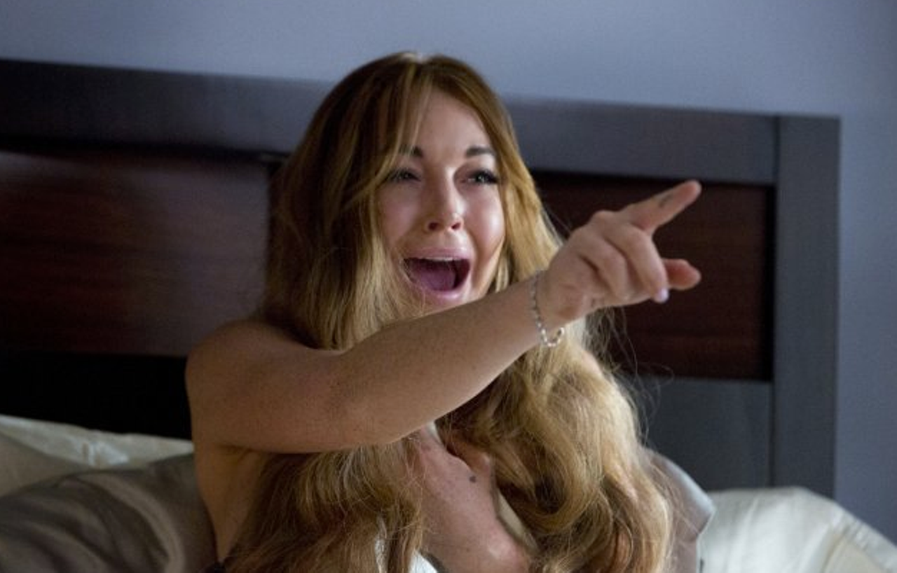 Lohan in 2013's Scary MoVie (also with Charlie Sheen).