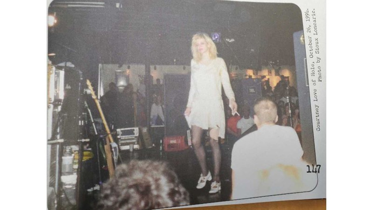 During her October 26, 1994, concert at Mississippi Nights, Courtney Love of Hole, said she was sick with a 103 degree fever. Later during the encore, she fell, an eyewitness recounts in the book Mississippi Nights: A History of the Music Club in St. Louis.