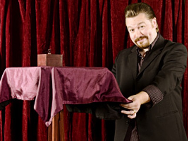 Keith Jozsef, an illusionist, wants to raise the standards of magic as high as some of the tables he floats.