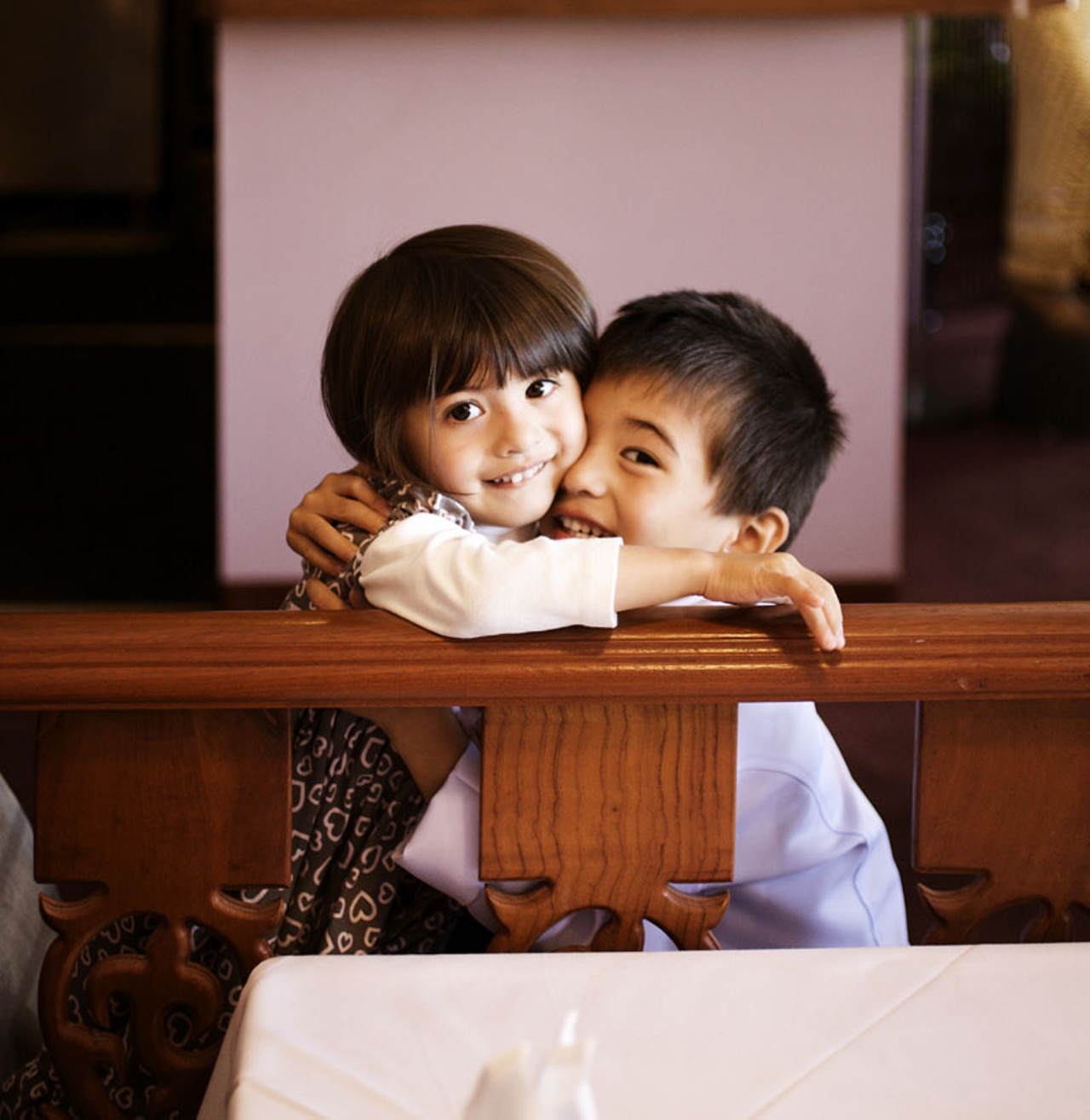 Addie and Henry at their parents&rsquo; restaurant, Addie's Thai House.