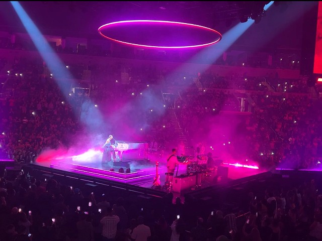Alicia Keys brought it to the Enterprise Center on Friday.
