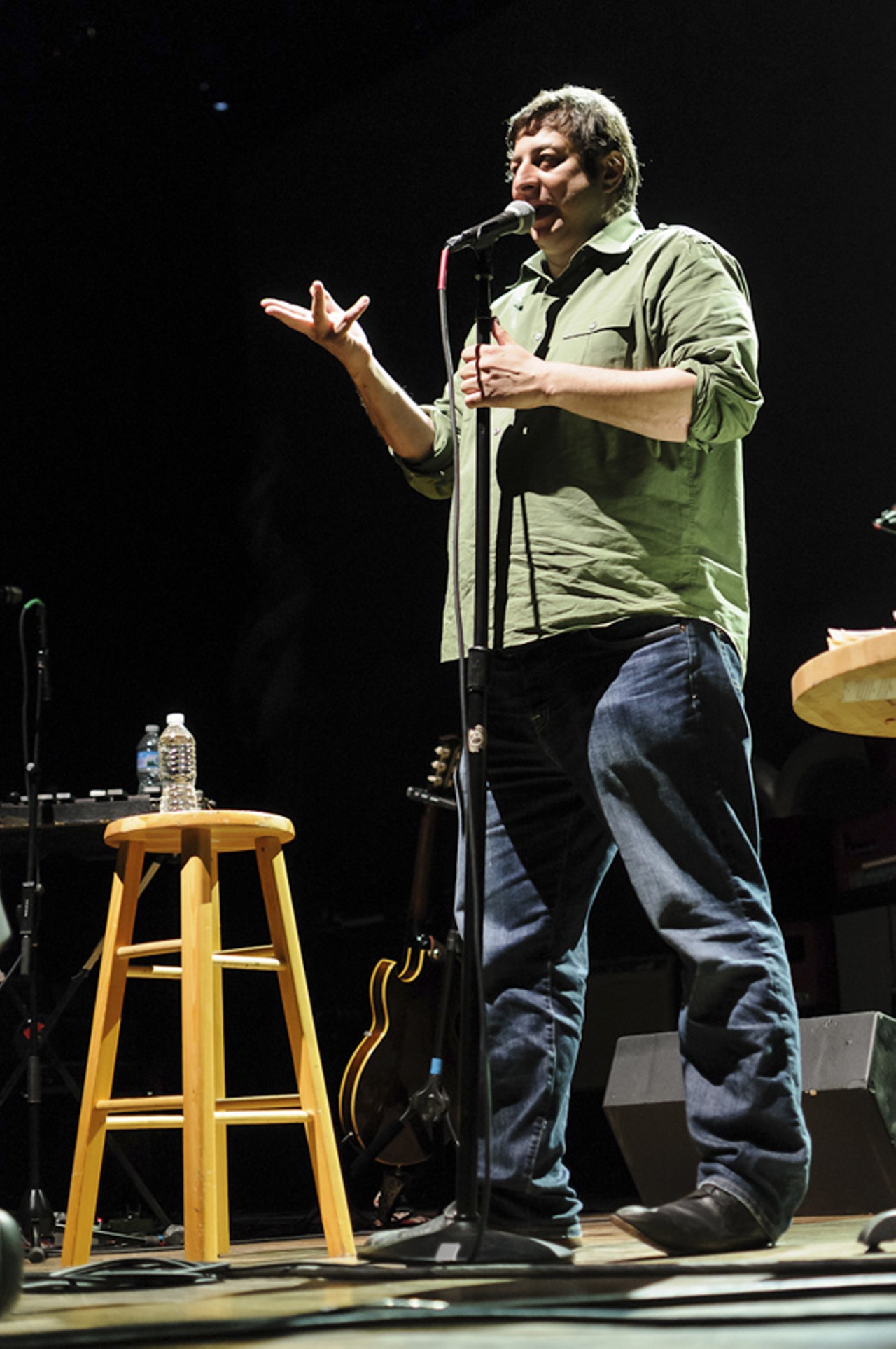 Comedian Eugene Mirman, opening for Andrew Bird at The Pageant.