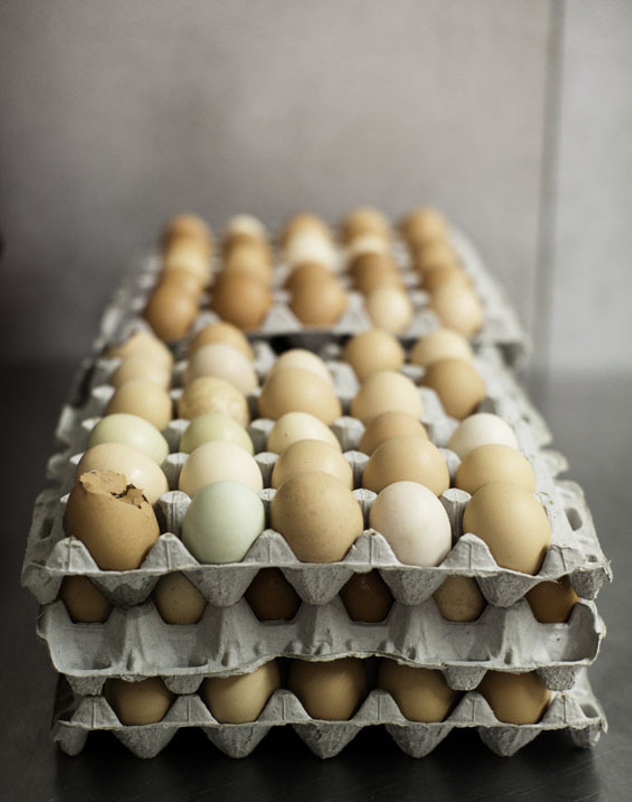 Farm-fresh eggs.