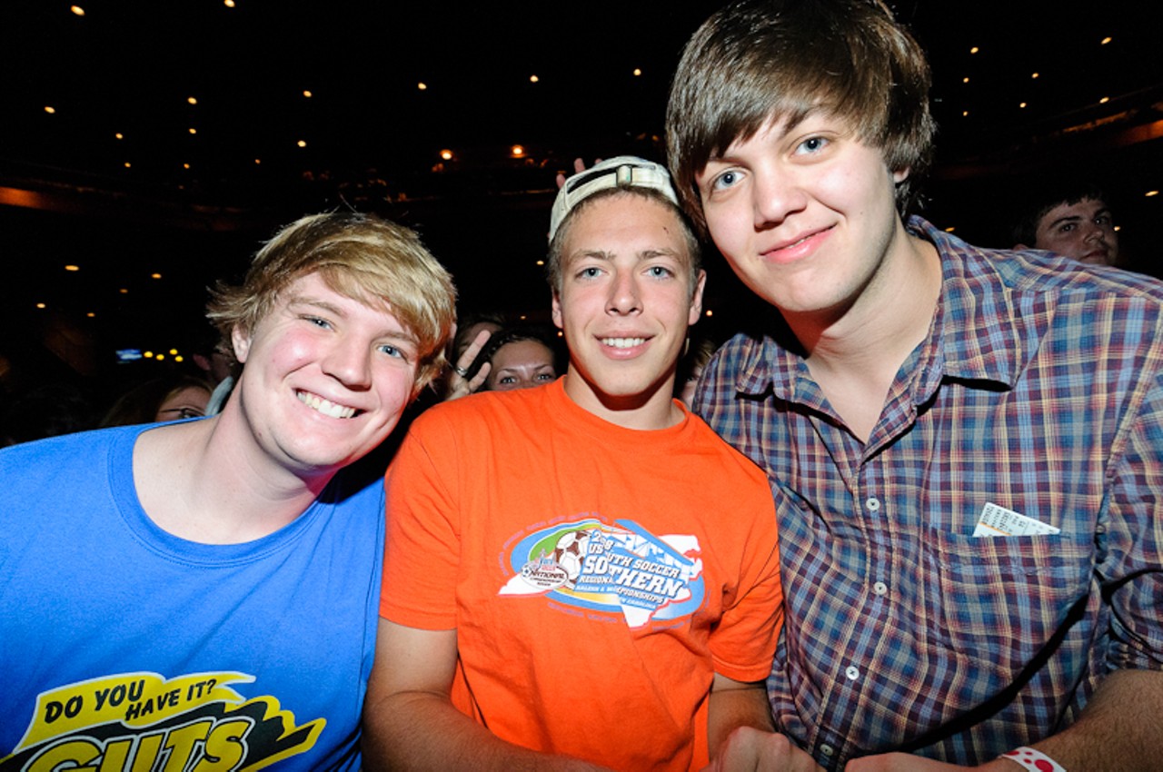 Jason Weatherly, Will Laurence were seeing their first Avett Brothers show - while Kendell Phillips was seeing his 16th.