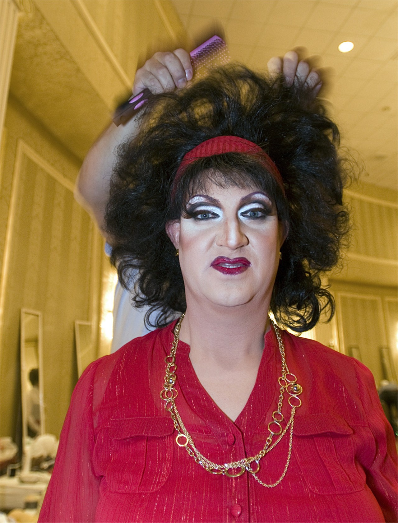 Backstage at Miss Gay America 2009
