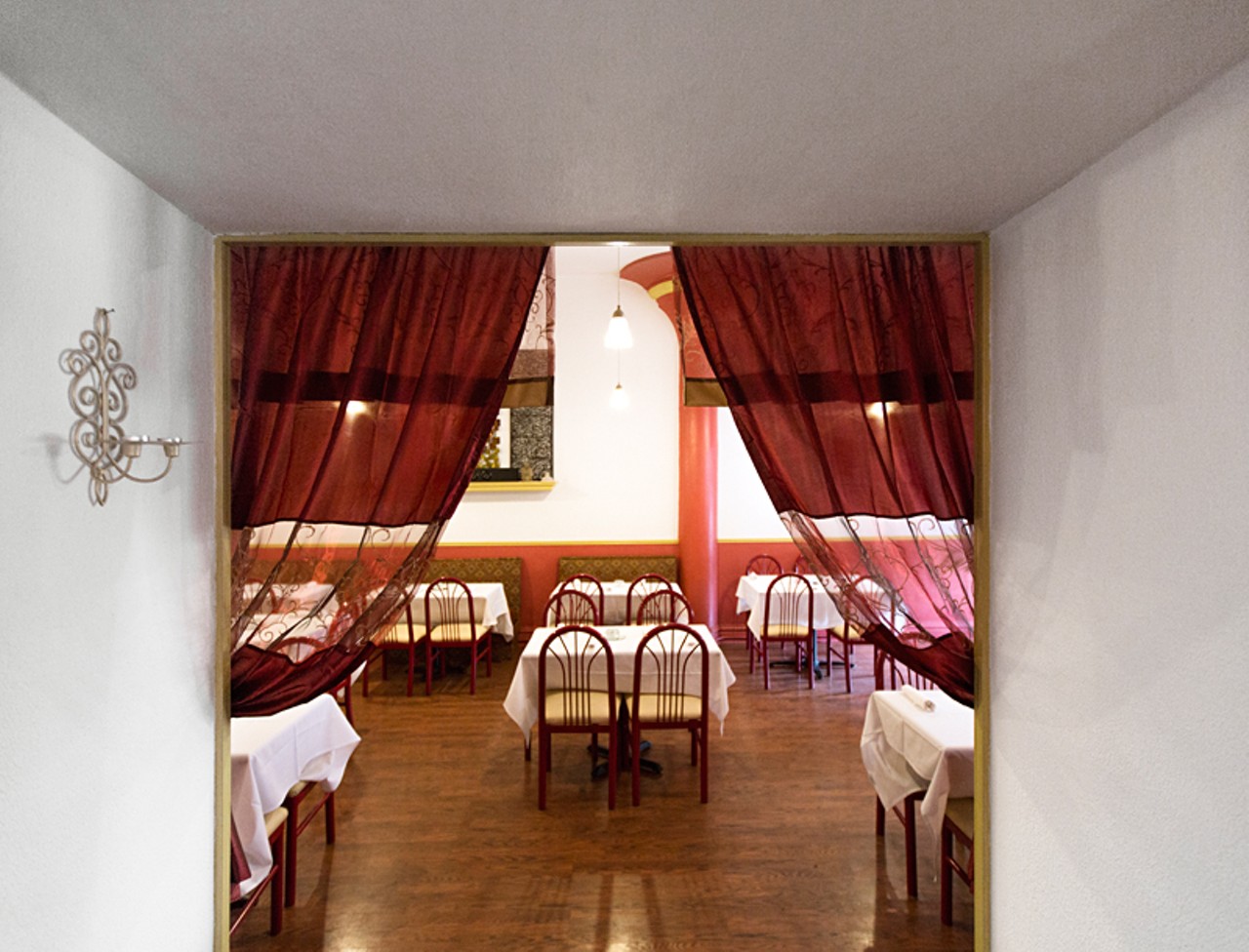 The dining room at Baida.