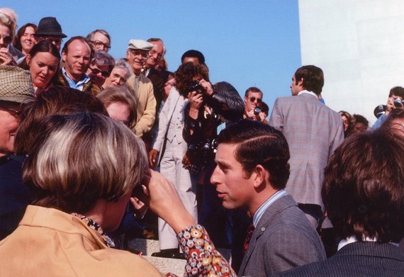 Prince Charles visited the Gateway Arch on October 21, 1977.