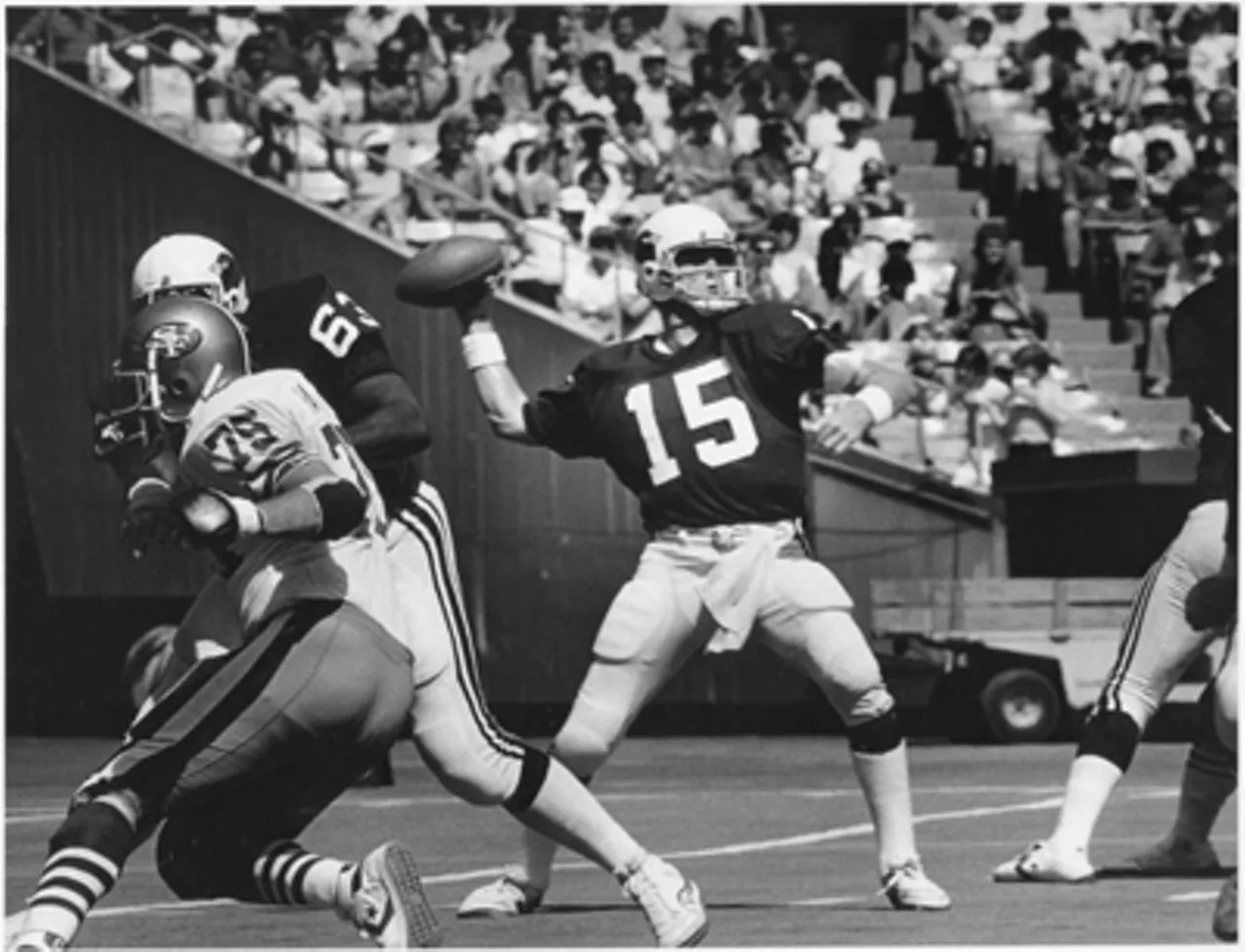 Quarterback Jim Hart of the St. Louis Cardinals drops back to pass  St  louis cardinals football, Cardinals football, Nfl football players