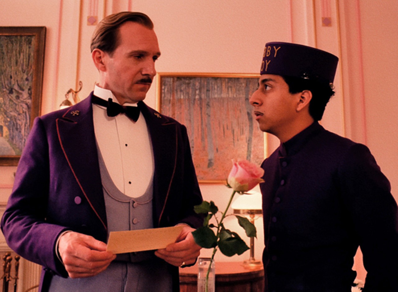 Ralph Fiennes as M. Gustave and Tony Revolori.