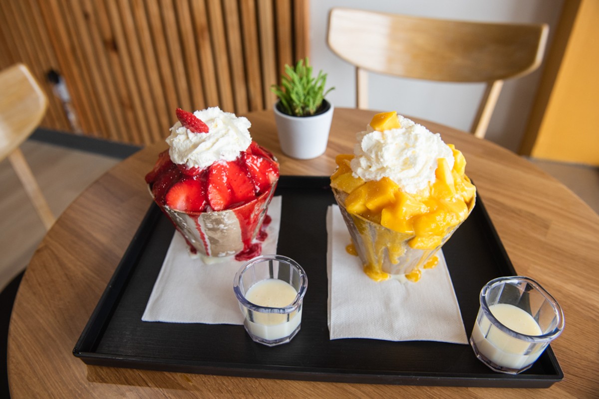 Spoonful Desserts specializes in bingsu, a frozen Korean dessert.