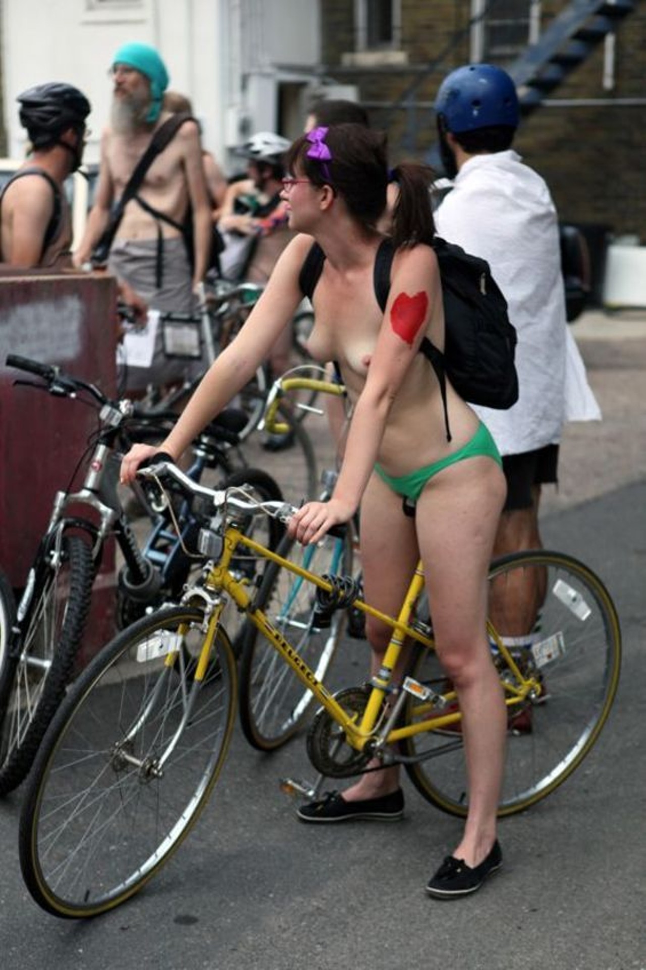 naked bike ride japanese 