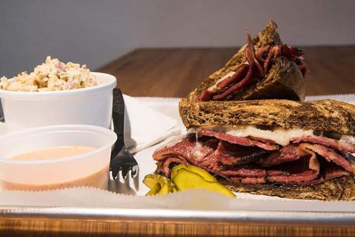 The Pastrami sandwich of your dreams.