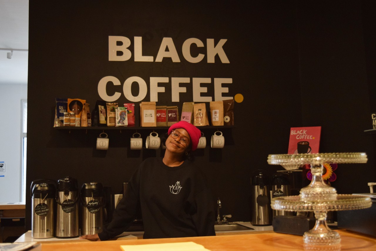 Black Coffee.
(2701 Cherokee Street)
Aloha Mischeaux owns Black Coffee, which is housed at the Luminary in St. Louis.