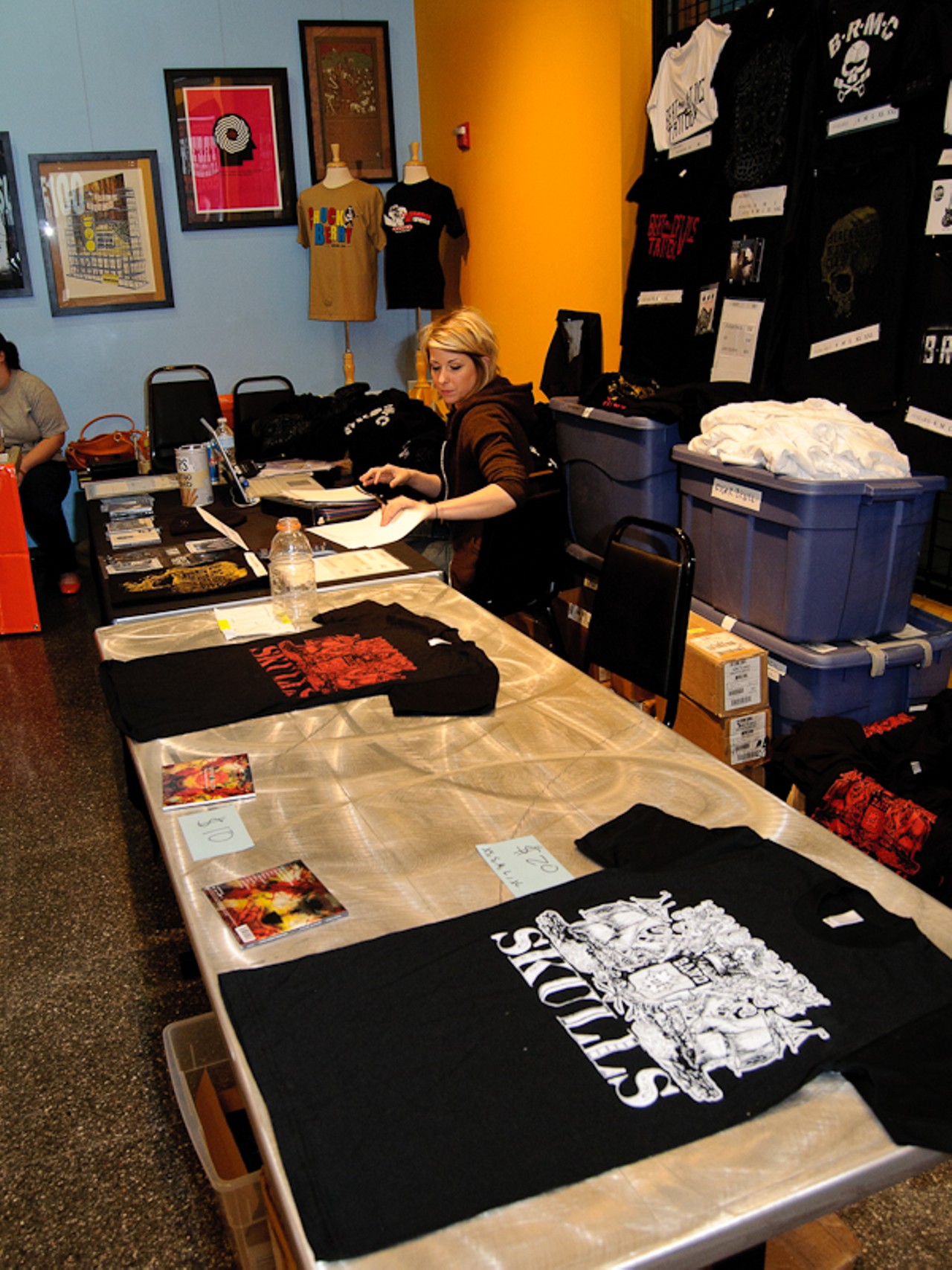 Both Black Rebel Motorcycle Club and Band of Skulls had merch for sale -- including a smorgasbord of killer tees.