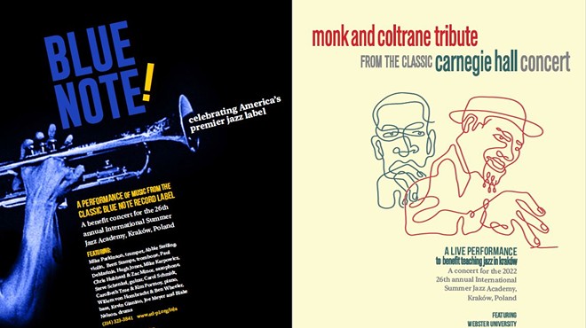 "Blue Note! Celebrating America's Premier Jazz Label " (May 1, 2022) AND  "Monk and Coltrane Tribute for Teaching Jazz in Kraków" (June 12, 2022)