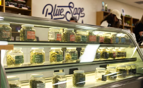 Blue Sage Cannabis Deli opened its doors on February 23 in the prime spot between Hi-Pointe Drive-In and Hi-Pointe Theatre.